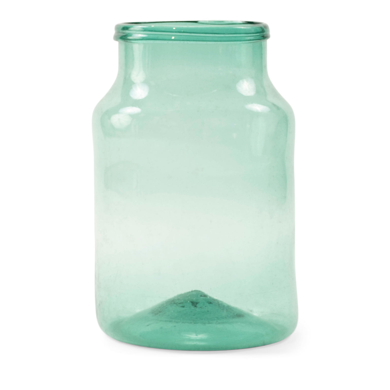 Large Hand-Blown Antique Glass Jar