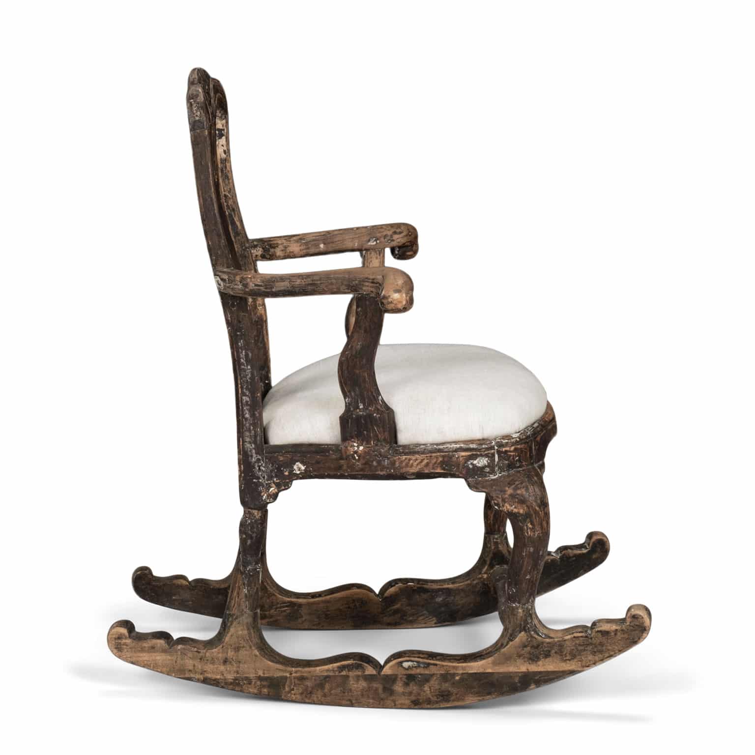 Baroque Rococo Rocking Chairs 18th Century Swedish Rococo Rocking Chair | Skelton Culver Stefflen